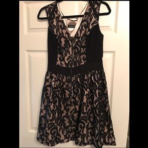 Black And Tan Lace Dress From Venus - image 1